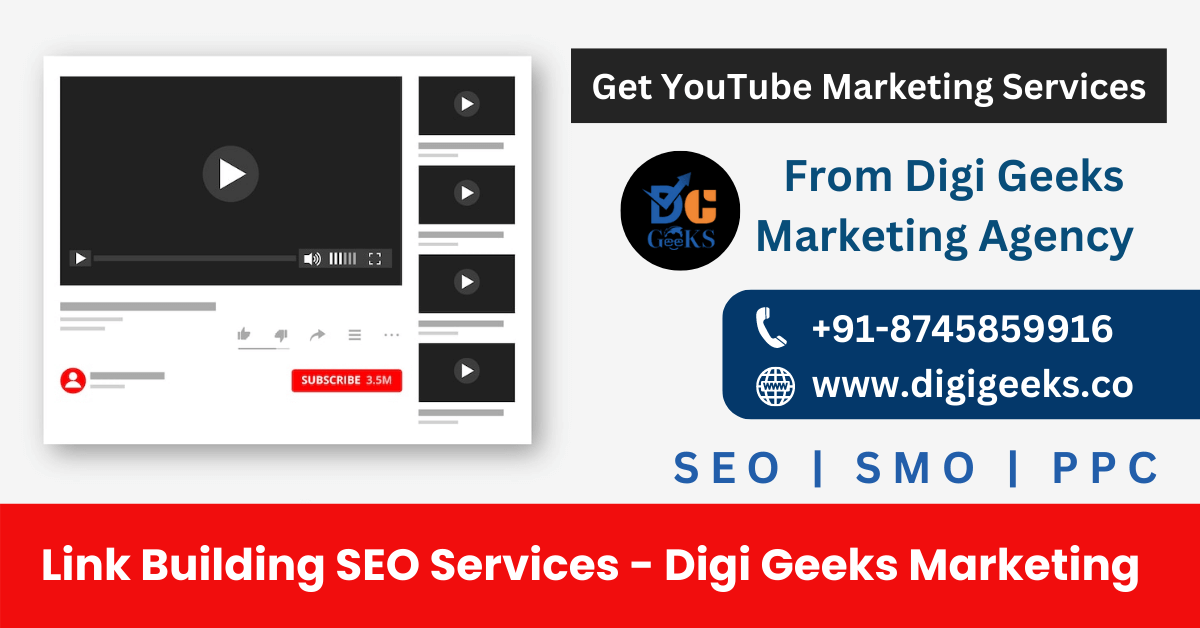 YouTube Marketing Services in Jaipur | Digi Geeks
